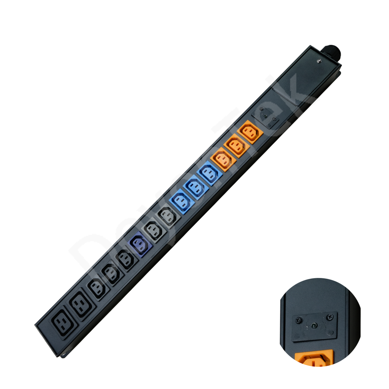 PDU Digital Ammeter and Air Switch Protection Detail