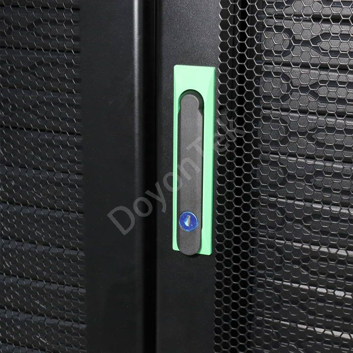 42U network rack side panels with multi-point locking