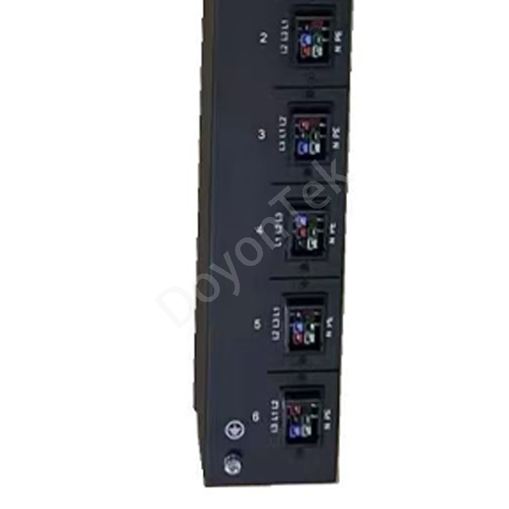 Side view of 0U vertical mounting brackets for 63A PDU