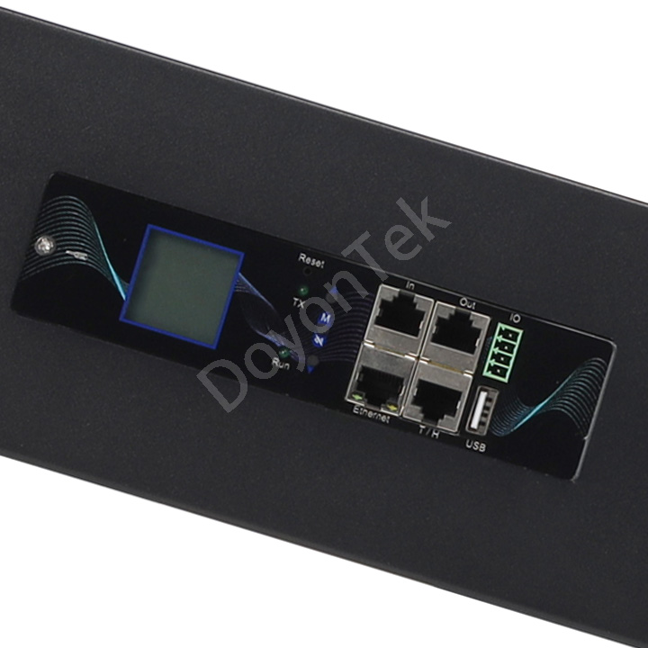 Network Managed PDU with LCD Metering for Data Center Monitoring