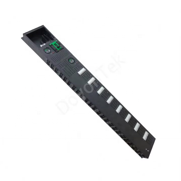 DYT-PA4545-MCCB-350A DoyonTek PDU slanted placement effect diagram