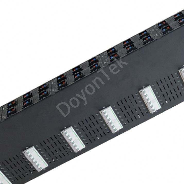 Power Input and Socket Distribution of DoyonTek 48-way PDU